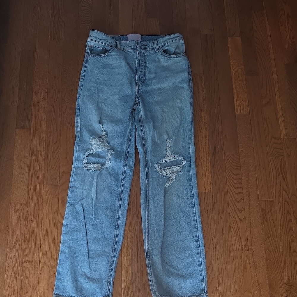 Revice Jeans, Straight Leg, Distress, Size 28, Excellent Condition